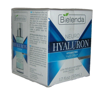 Bielenda Neuro Hyaluron Face Cream Hydrating Anti-Aging Vitamin C Exp 04/2027