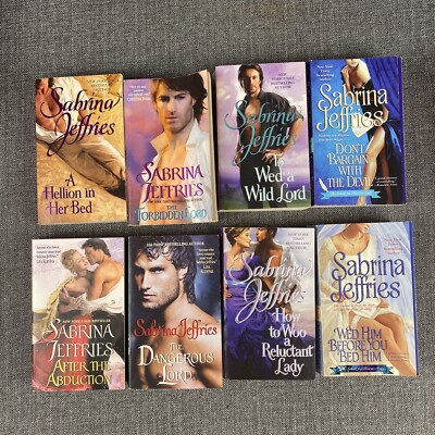 Sabrina Jeffries Lot of 8 Books, Abduction, Dangerous Lord, Hellion and more