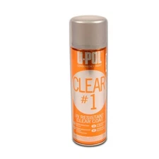UPOL UP0796 CLEAR #1 High Gloss Clear Coat Aerosol Spray Can- 450ml