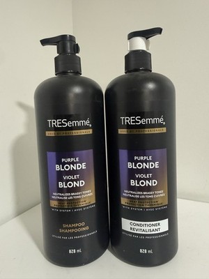 Tresemme Purple Blonde  Hair Shampoo & Conditioner 28 Fl Oz