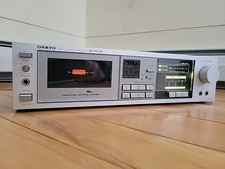 Vintage 1985 Onkyo TA-2022 Silverface Cassette Deck. Clean Tested  100 Working