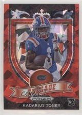 2021 Panini Prizm Draft Picks Crusade Red Ice Prizm Kadarius Toney #176 10uo