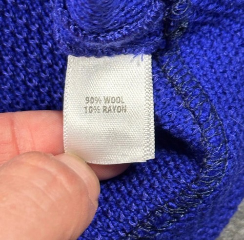 Robe St John femme 4 bleu laine rayonne manches courtes fourreau tricot RT19 GRP1 carrière - Photo 3/10