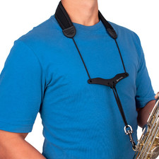 Protec 24-Inch Neoprene Saxophone Neck Strap Comfort Bar - Black Model Nb305M