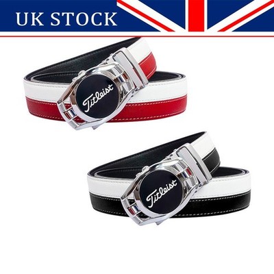3,5cm Herren Titleist Golf Gürtel Taillengürtel Gurtband Schnellverschluss verstellbar 120CM