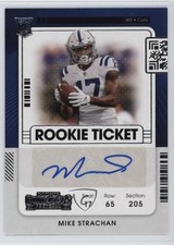 2021 Panini Contenders Rookie Ticket Mike Strachan #251 Auto 6o3
