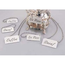 Cal-Mil 618-1 Beverage Chain Signs 24" Chain Length, Hot Water
