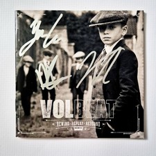VOLBEAT Rewind Replay Rebound CD SIGNED original AUTOGRAPHS by 3 RACC COA