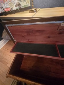 Authentic vintage Lane cedar chest, *LOCK REMOVED*, "AROMA-TITE"