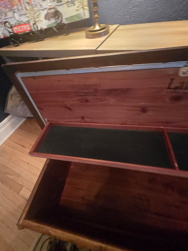 Authentic vintage Lane cedar chest, *LOCK REMOVED*, "AROMA-TITE"