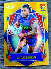 2026 NRL SELECT 'LUMINOUS' TRADING CARD - GREG MARZHEW/KNIGHTS