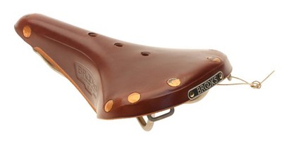 Brooks B17 Special Saddle Titanium Rails Hard Leather Cover Brown