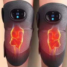 Electric Knee Massager Shoulder Brace with 5 Vibration Modes, 5 Heating Levels