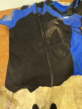 Men's Wet Suit Shorty XL 4mm Black Neoprene Scuba Diving Snorkeling