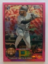 Canaan Smith-Njigba RC Magenta 363/399 2023 Topps Chrome #67 Mint RC