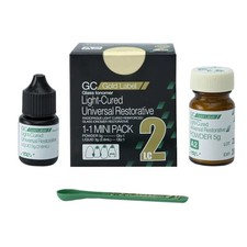 GC Fuji II LC Light Cure A2 GIC Mini Dental Cemento Alto Fluoruro Restaurador