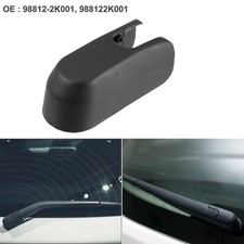 1 Stück Heckscheibenwischer Arm Mutter Abdeckkappe für Kia Soul Schwarz