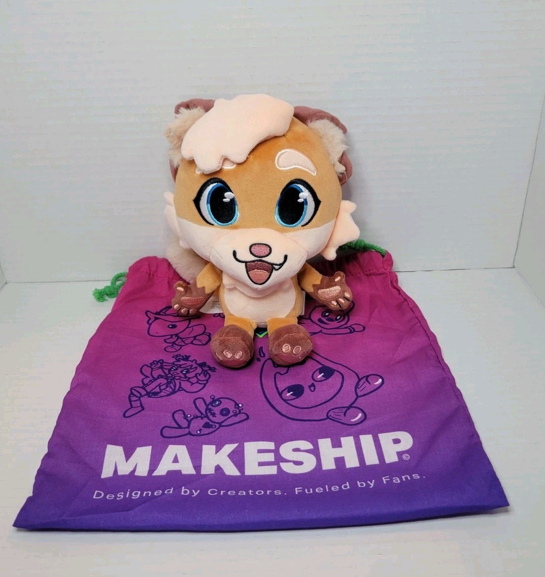 Makeship SuperSahama Plushie By SuperSahama Twitter VTuber Fox