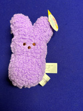 Peeps Purple Sherpa Bunny Plush 6  Marshmallow Scented Peeps Bunny 2025 NEW HTF