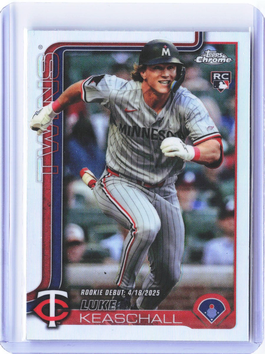 2025 Topps Chrome Update #USC134 Luke Keaschall Refractors