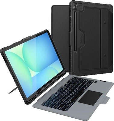 Nillkin Case for Galaxy Tab S10 FE Plus 13.1'' w/ Backlit Keyboard, Trackpad, Pen