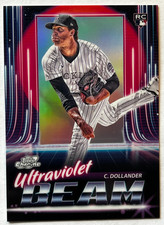 🔥2025 Topps Cosmic Chrome Ultraviolet Beam #UB-25 Chase Dollander RC COL🔥