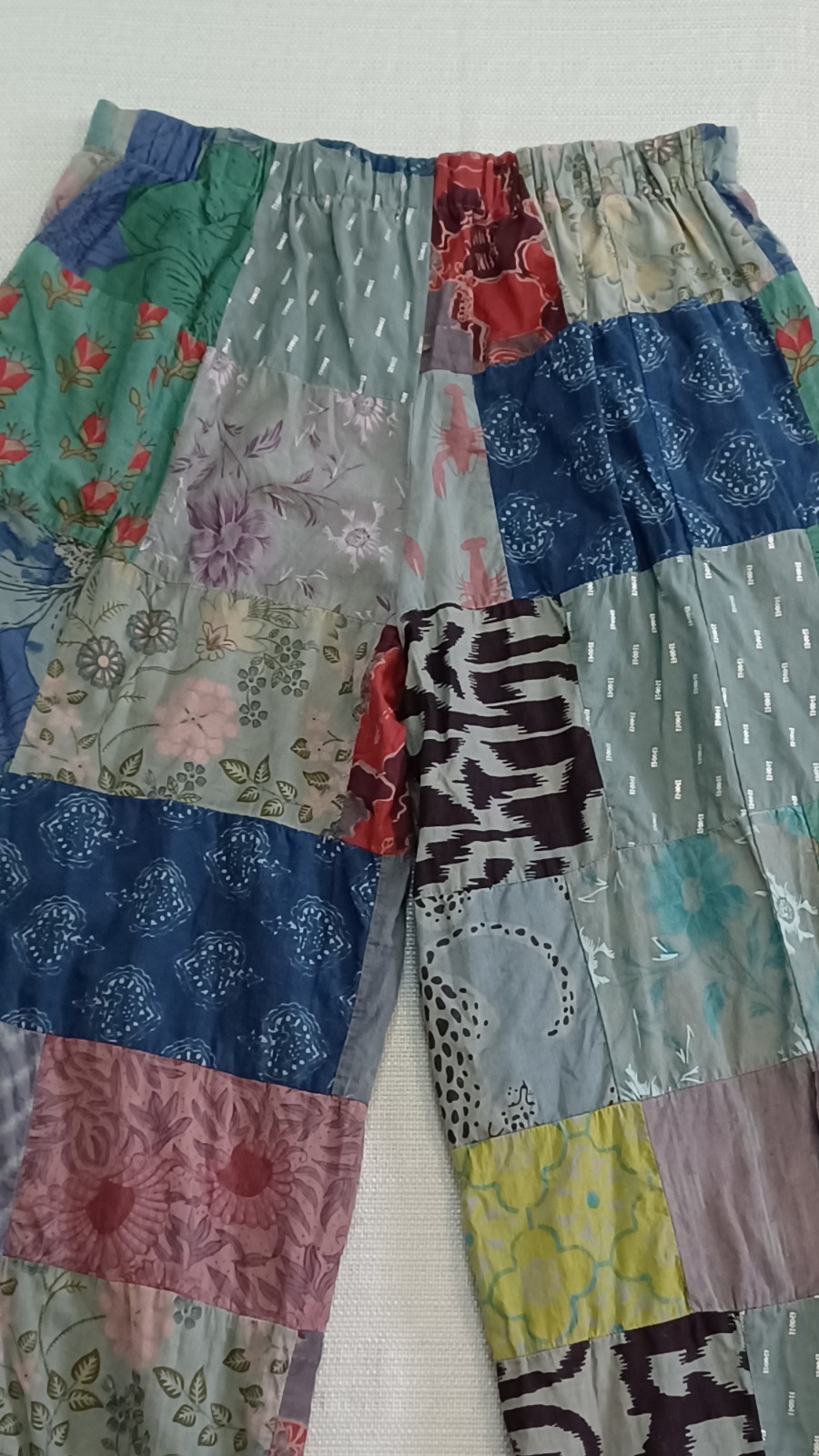 Earthbound Trading Co Patchwork Wide Leg Pants Wo… - image 21