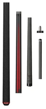 Bull Carbon BCSP1 Red Cue – 30" Carbon Shaft – 11.75mm Kamui Tip – Uni-loc