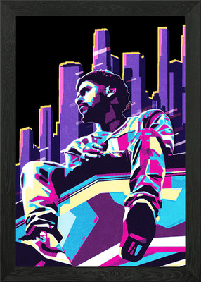 J Cole Gerahmtes Wandbild Poster Leinwanddruck Bild