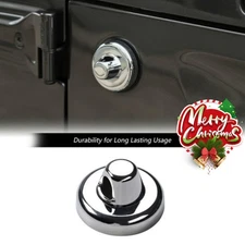 Chrome Car Antenna Base Cover Trim For Jeep Wrangler JL JK JT 2007+ Accessories