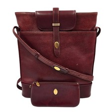 Borsa a tracolla Cartier Must de Cartier in pelle bordeaux con marsupio vintage