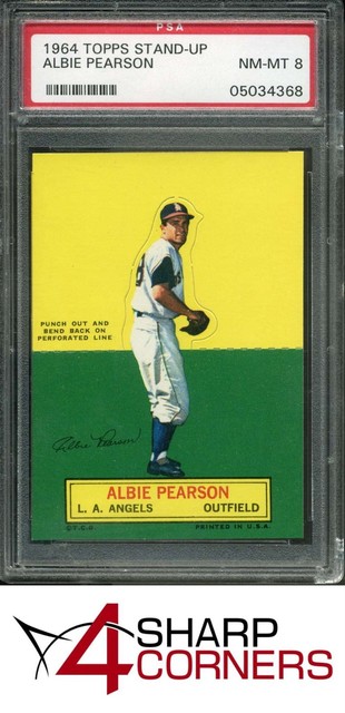1964 Topps Stand-Up Barbie Pearson Angels PSA 8