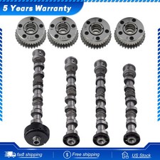 Intake Exhaust Camshafts Cam Sprocket Phasers For Chrysler Jeep Dodge Ram 3.6l