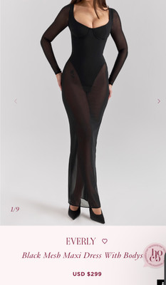 HOUSE OF CB EVERLY DRESS, Size MED with BIGGER CUP (D-E)
