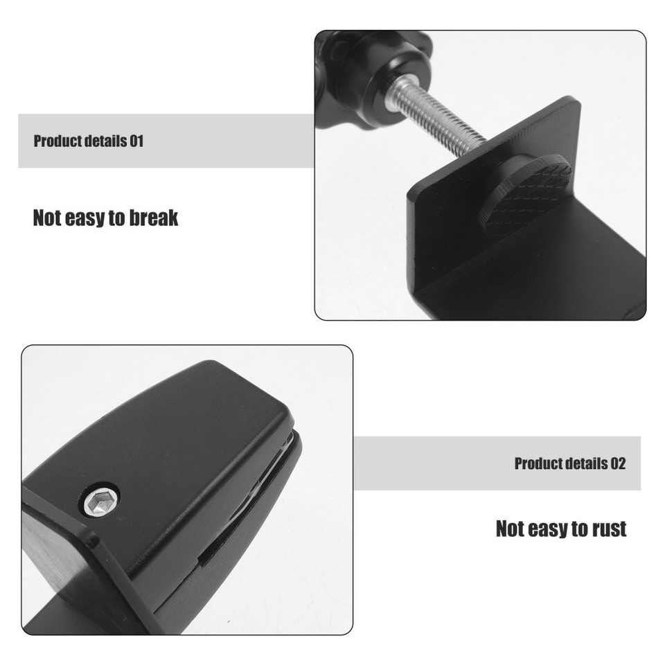 Partition Bracket Clip Desk Shield Clamp Clamp-on Privacy Panel Divider ...