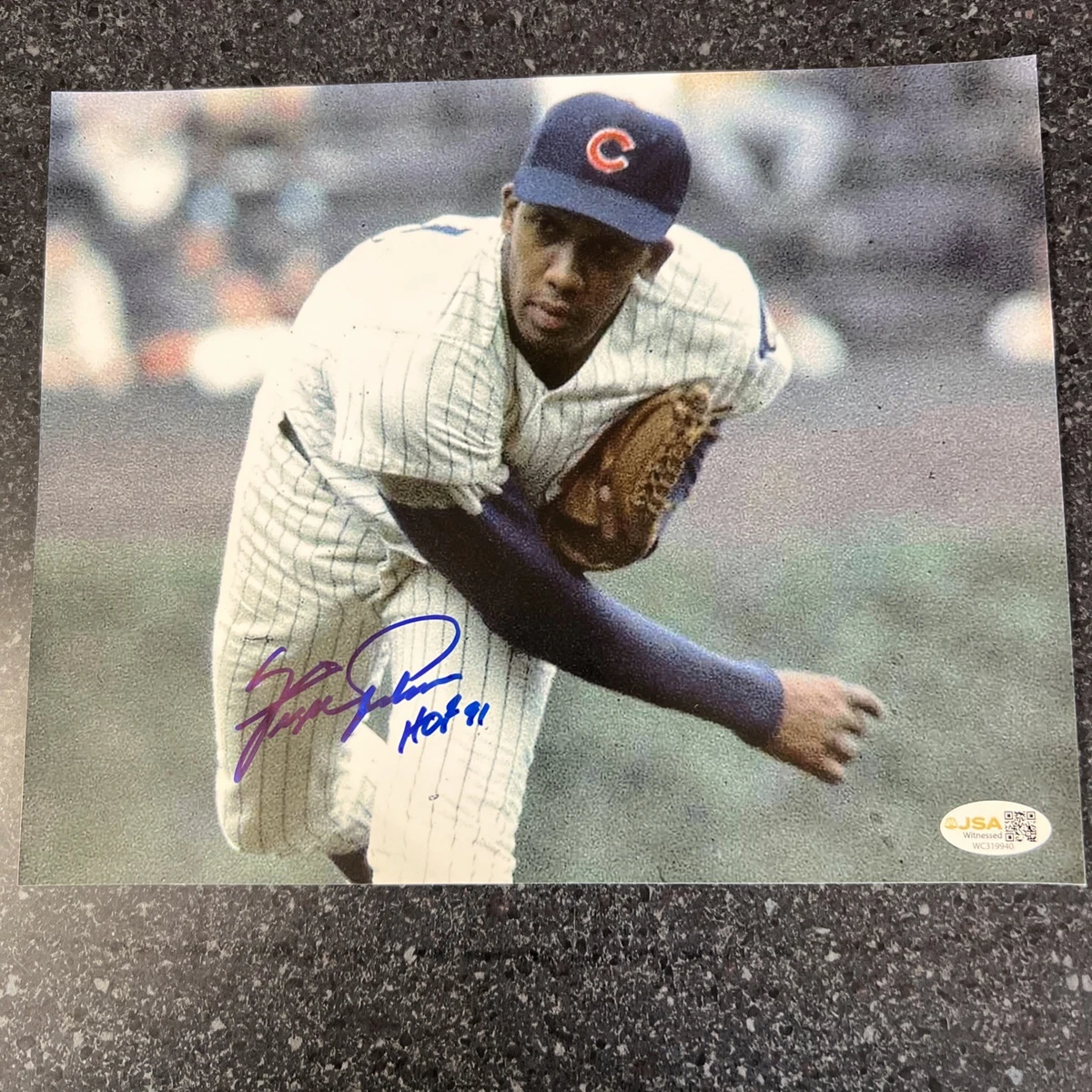 Fergie Jenkins Chicago Cubs MLB Original Autographed Photos for
