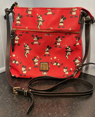 Disney Parks Dooney & Bourke Retro Red Mickey Crossbody Handbag