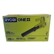 RYOBI ONE+ 18V 250 CFM Blower Kit  2Ah Battery & Charger P21011K