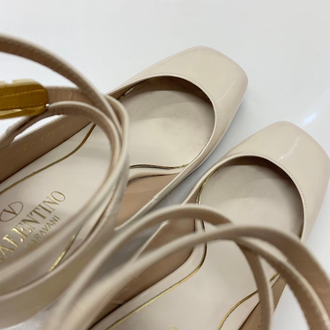 Valentino Garavani Pumps Heel Leather Ivory EU35/US5 116185c thumbnail 19