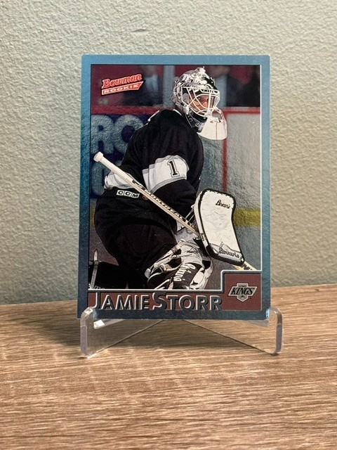 1995-96 Bowman Foil Rookie Jamie Storr #120 Los Angeles Kings RC 