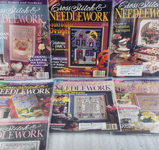 Cross Stitch Needlework , Lot of 7 Better Homes Gardens 1996-1997 2