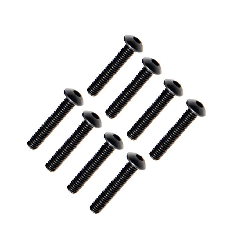 FTX Button Head Hex Screw M4 X 25mm (8pc)