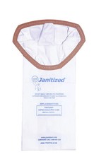 Janitized Vacuum Filter Bags Designed to fit proteam Super Coach pro 10, 100/car