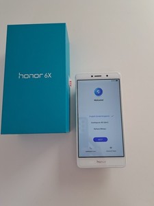 Honor 6X 32 GB Smartphone SIM-frei- Dual SIM - Silber - gebraucht sehr gut - OVP