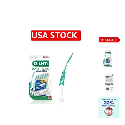 Advanced Soft-Picks with Carry Case   90 Count for Clean Teeth & Healthy Gums
