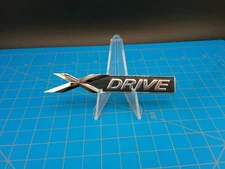 BMW xDrive Emblem Badge Chrome Black ABS Trunk Fender Nameplate Adhesive Logo