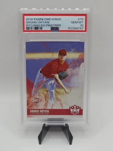 2018 Panini Diamond Kings Shohei Ohtani (RC) Pitching Follow Through #73 PSA 10