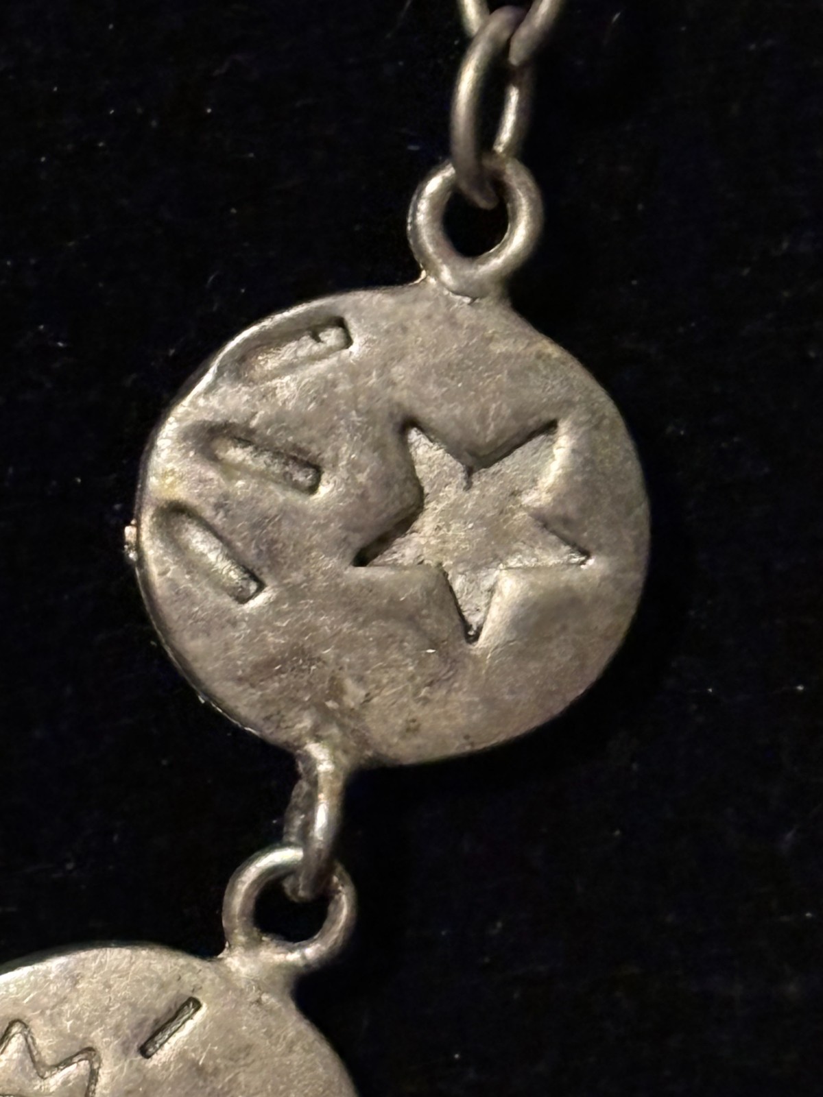 Express Celestial Charm Necklace Silver Tone Sun … - image 2