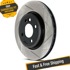 StopTech 126.62153SL Slotted Rear Driver Side Brake Rotor for 16-19 Chevy Camaro