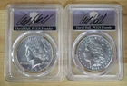 2023-S $1 Proof Morgan & Peace Dollars 2pc Set PCGS MS 70 First Day of Issue